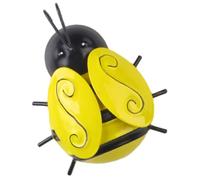 Beavorty Escultura de Abeja de Hierro para Decoración de Paredes Exteriores, Arte Mural para Jardín y Espacios al Aire Libre, Pieza de Metal 3D