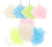 Beavorty Esponja de baño de malla exfoliante para bañera, esponja exfoliante para bañera, esponja de ducha, bola de ducha, bola de ducha, bola de ducha, polvo corporal, malla de esponja de baño,