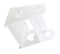 Beavorty Estante de Baño Pequeño Forma de Corazón PVC Blanco | Organizador para Cosméticos y Pequeños Objetos, Diseño Hueco, Fácil de Instalar y Limpiar, para Baño