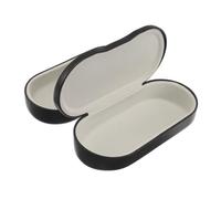 Beavorty Estuche Rígido para Gafas Estuche para Gafas de Sol Doble Capa Grande Negro de Hierro y PU y Antiparras Uso Diario y Viaje para Hombres