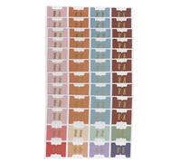 Beavorty Etiquetas Mensuales Autoadhesivas para Planificadores y Agendas, 10 Hojas Diseño Bohemio, Índice Visible para Organización en Cocina, Oficina y Estudio