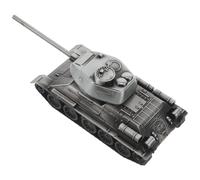Beavorty Figura de Tanque Militar de Metal y Plástico Modelado Preciso y Resistente a Deformaciones, Decoración Realista para Escritorio U Oficina