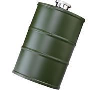 Beavorty Frasco de Vino para Camping de Acero Inoxidable 750ml Diseño de Bidón de Gasolina, Resistente y Práctico para Uso al Aire Libre