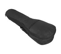 Beavorty Funda Acolchada para Ukelele 21 Pulgadas Negra, Bolsa Práctica y Ligera para Almacenamiento de Instrumentos Musicales Cremallera y Bolsillo Frontal, Adecuado para Transporte