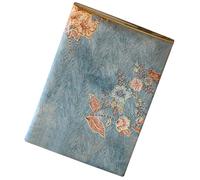 Beavorty Funda de Libro Ajustable de Tela Estampado Retro, Protección para Libros de Bolsillo A6, Cubierta Reutilizable y Decorativa para Estudiantes y Amantes Lectura