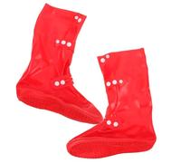 Beavorty Fundas Impermeables para Botas de Senderismo Talla 38-39, Polainas Antideslizantes Ajustables Color Rojo, Cubiertas Reutilizables Resistentes Arena del Desierto para Trekking