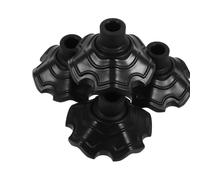 Beavorty Fundas Protectoras para Patas de Muebles 4 Piezas Nylon Antideslizante para Uso Doméstico y Camping, Aptas para Sillas Plegables y Taburetes Estilo Aleatorio