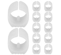 Beavorty Fundas Protectoras para Patas de Silla con Diseño Curvo, 12 Unidades en Color, Protectores Antideslizantes y Resistentes al Desgaste para Pisos de Madera, Almohadillas