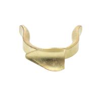 Beavorty Gancho para Dedo Pequeño de Cobre para Trompeta Bemol, Gancho Profesional Dorado, Accesorio de Repuesto para Trompetistas, Fácil de Transportar y Duradero, Parte Esencial