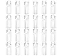 Beavorty Gancho para Varilla de Persiana Vertical 24 Piezas, Accesorios para Cortinas de PVC Transparente, Perchas de Repuesto para Estores, Compatible Varillas de Inclinación, Uso