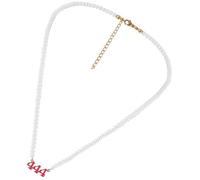 Beavorty Gargantilla de Perlas Collar de Perlas Diminutas Collar de Moda para Mujer Dije de Ángel Digital Joyería de Moda 444