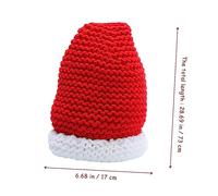 Beavorty Gorro Navidad Lana Long Tail Sombrero Santa Infantil Fotografía Disfraz Navidad Recien Nacido