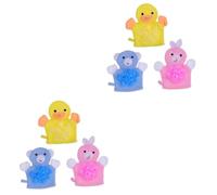 Beavorty Guantes Exfoliantes 6 Piezas Guantes Accesorio Baño Proposito Doble Niño Kiddikutter