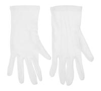 Beavorty Guantes para Árbitro de Billar Profesionales Transpirables, 1 Par en Color Claro de Poliéster y Algodón sin Botones para Competición y Arbitraje en Snooker