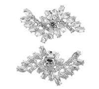Beavorty Hebilla De Flores De Tacones Altos Accesorio Embellishments Mujer Pinzas Para Decorar Zapatos Feminidad Espumoso Clips Largo Casarse Encanto Fiesta Nupcial Aleación De Zinc