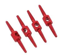 Beavorty Herramienta de Enrutamiento Interno para Ciclismo Kit de 4 Conectores de Aluminio Rojos para Cables y Mangueras de Freno Compatible Bicicletas de Montaña Accesorios Bici Montaña