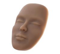 Beavorty Herramienta De Entrenamiento Facial Base De Tatuaje De Silicona Piel Sintética Para Práctica De Maquillaje Tablero Facial Para Ejercicio De Ojos y Labios