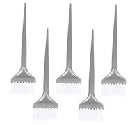 Beavorty Herramienta para Teñir El Cabello Juego de 5 Pinceles para Teñir El Cabello Plateados Aplicador de Tratamiento con para El Cabello Accesorios de Salón