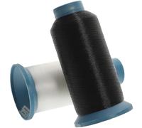 Beavorty Hilo de Coser de Nylon Resistente para Máquina de Coser 2 Mm, Kit 2 Rollos Color Claro y Negro, Hilo Invisible Transparente para Costura a Mano y Máquina, Adecuado para Prendas
