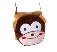 Beavorty Hombro de Dibujos Animados de Mono para Niñas Pequeñas Minibolso para Artículos Esenciales Infantiles