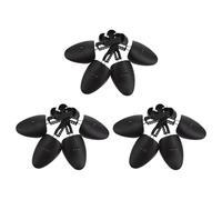 Beavorty Hormas de Plástico para Zapatos Hombre Ajustables, Ensanchadores Antiarrugas Grandes Negros, Juego de 12 Piezas para Botas, Zapatillas Deportivas y Calzado Formal, Soporte
