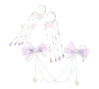 Beavorty Horquilla de Cadena Frente de Sirena Adorable Joyería para Accesorios de Cabello de Niñas Tocados para Decoraciones de Festivales Infantiles Lazos de Sirena Cabello