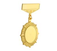 Beavorty Insignia De Medalla De Metal Medallas De Softbol Insignia De Broche Estudiantes De Medalla Accesorios De Disfraces Militares Medallas Militares Golden Aleación De Zinc