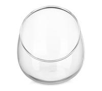 Beavorty Jardinera de Cristal Transparente para Plantas Suculentas Diseño Inclinado Contenedor Versátil para Centros de Mesa y Jardines Interiores 12 CM