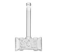 Beavorty Jarra Vertedora de Vino 3d Forma de Martillo, Decantador de Vidrio Transparente de 400 Ml para Bar, Dispensador Creativo de Bebidas y Whisky, Accesorio Original para Fiestas