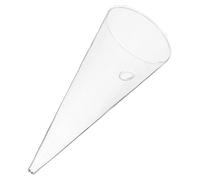 Beavorty Jarrón de Pared Grande Transparente de Vidrio en Forma de Cono para Flores y Ramos, Maceta Colgante Decorativa para Hogar y Jardín, Florero Hidropónico Montado Pared