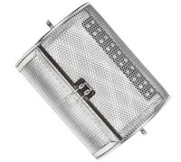 Beavorty Jaula para Asar de Acero Inoxidable 23cm, Cesta Rodante para Barbacoa, Plata, para Horno Eléctrico y Asar Cacahuetes y Frutos Secos, Calentamiento Uniforme