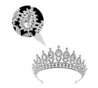 Beavorty Joyas Glamorosas Para El Cabello De Novia Diadema De Cristal De Moda Para Damas De Honor Y Niñas