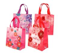 Beavorty Juego de 4 Bolsas de Arpillera con Cordón Bolsas de Tela No Tejida para del Día de San Valentín para de Fiesta