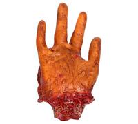 Beavorty Juguete Complicado de Halloween Mano Cortada Falsa de PU, Fiambrera de Órgano Sangriento, Accesorio Decorativo para Casa Embrujada y Fiesta de Disfraces, Detalle Realista