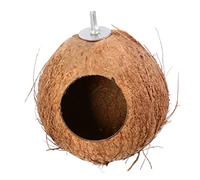 Beavorty Juguetes hámster Cama de choza de pájaros pequeño Jaula de Palomas Ardilla Nido Tibio casa de pájaros Nido de pájaro de Pino Exterior Aves Escalera Nido de cría Bambú