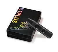 Beavorty Kazoo y Cordón de Silicona Negro de Doble Agujero con Membranas Reemplazables para Acompañamiento Musical Portátil