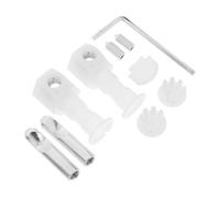 Beavorty Kit de 10 Pernos de Fijación para Inodoro Suspendido, Conectores de Nailon Bloqueo, Tornillos Laterales para Asiento de Inodoro, Accesorios para Instalación en Baño, Montaje