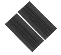 Beavorty Kit de Almohadillas de Silicona Antideslizantes para Pedal de Bombo, Protección para Piso, Compatibles Pedal Simple y Doble, Accesorio Duradero para Batería, Color Negro