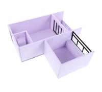 Beavorty Kit de Construcción de Maquetas de Casas, Modelo de Apartamento Vacío DIY 1/25, 1 Juego, Blanco, PVC Expandido y Acrílico, para Visualización de Apartamento y Presentaciones