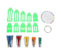 Beavorty Kit de Costura para Hacer Cintas al Bies Plástico y Acero Inoxidable, Doblador de Tiras de Tela para Patchwork y Cuero, Herramienta para Amantes del DIY