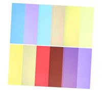 Beavorty Láminas de Celofán Iridiscente 10 Unidades Tamaño A4 Película de Pvc Opaca para Manualidades Filtros de Luz Versátiles para Tintado de Ventanas