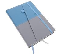 Beavorty Libreta de Contraseñas Portátil con Pestañas Alfabéticas, Organizador Práctico Tamaño Pequeño, Cuaderno de Direcciones Azul y Gris para Gestión Segura de Sitios Web y Notas