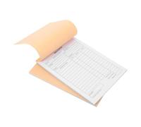 Beavorty Libro de Facturas para Registros Financieros y Gestión de Pedidos, 2 Libros 20 Ejemplares por Parte, Papel sin Carbón para Uso Frecuente en Pequeños Comercios