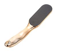 Beavorty Lima De Pies Portátil y Raspador Cuidado Pies, Herramienta De Pedicura Manual Anti-callos, Tamaño Compacto, Material Seguro, Adecuado Para Uso Doméstico, Color Oro Rosa