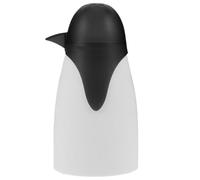 Beavorty Limpiador a Vapor para Microondas en Forma de Pingüino, Botella Portátil de Plástico Seguro (negro), para Limpieza Doméstica, Gadget Esencial para Cocina y Refrigerador