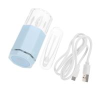 Beavorty Limpiador Eléctrico para Lentes de Contacto Portátil, Máquina Automática de Limpieza Ultrasónica, Tamaño Compacto 6510 Azul Claro, Estuche para Cuidado Ocular en Casa y Viajes