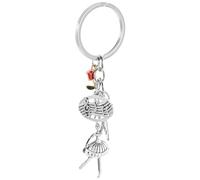 Beavorty Llavero de Bailarina de Ballet Artístico con Dije de Rosa, Aleación de Zinc Resistente, 6 Piezas, para Mujer y Niña, Accesorio Elegante para Bolso y Obsequio