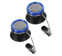 Beavorty Lupa Clip para Gafas 20x 2 Unidades, Lente de Aumento para Reparación de Relojes y Joyería, Herramienta Ligera y Estable para Trabajo de Precisión y Lectura Cercana en Personas