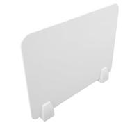 Beavorty Mampara Divisoria para Escritorio Color 30x40 Cm Base de Plástico, Protector contra Estornudos para Estudiantes y Oficina, Panel Separador para Mesa y Mostrador de Trabajo