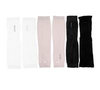 Beavorty Mangas de Protección Solar Bloqueo UV para Brazos y Codos, 3 Pares en Colores Variados, Manga de Compresión Transpirable para Actividades al Aire Libre